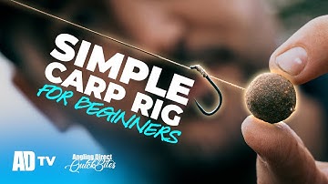 How To Tie A Simple Carp Fishing Rig - Beginners Carp Fishing Quickbite