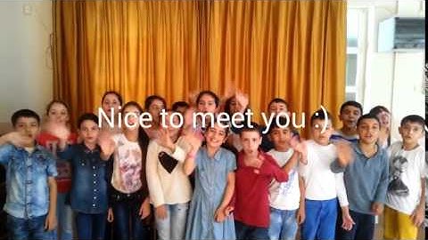 Nice to meet you