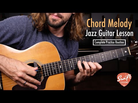 Chord-Melody Jazz Guitar Lesson | Full Practice Routine in C