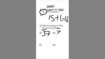 Average of even numbers short trick