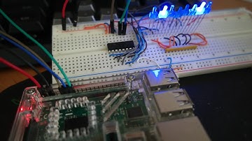 Raspberry Pi and 74HC595 Shift Register