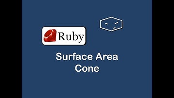 surface area of a cone in ruby