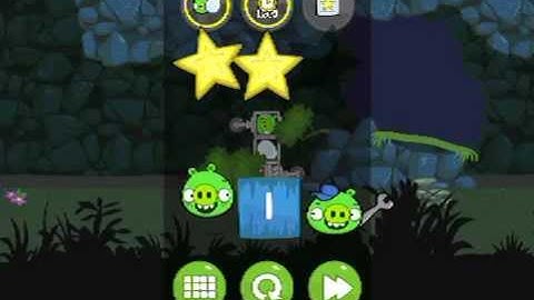 Bad Piggies 4-3 Flight in The Night level 3 Walkthrough 3 Stars (part 1)