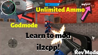 [Learn Android Modding] How to Mod il2cpp Android Games (Godmode + Unlimited Ammo) (Modding Part #2)