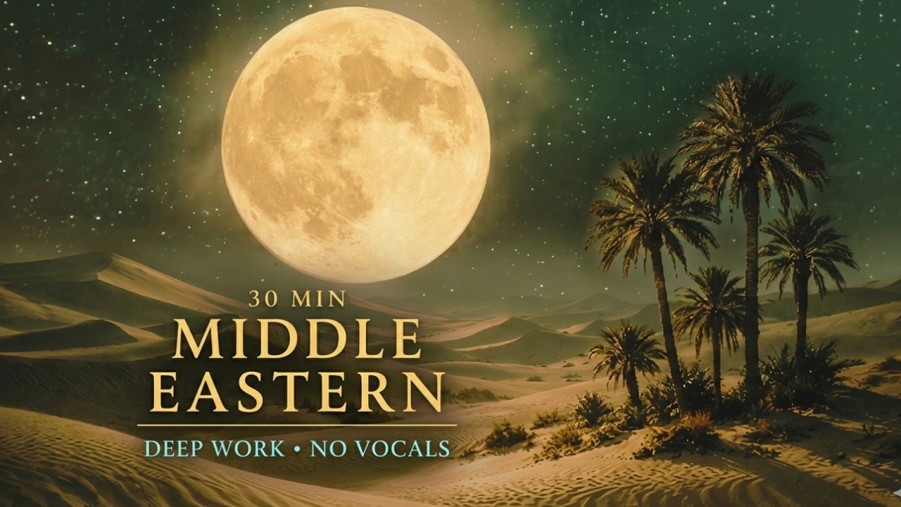 30 Minutes Middle Eastern Focus Music – 30 Min Deep Work (No Vocals ...