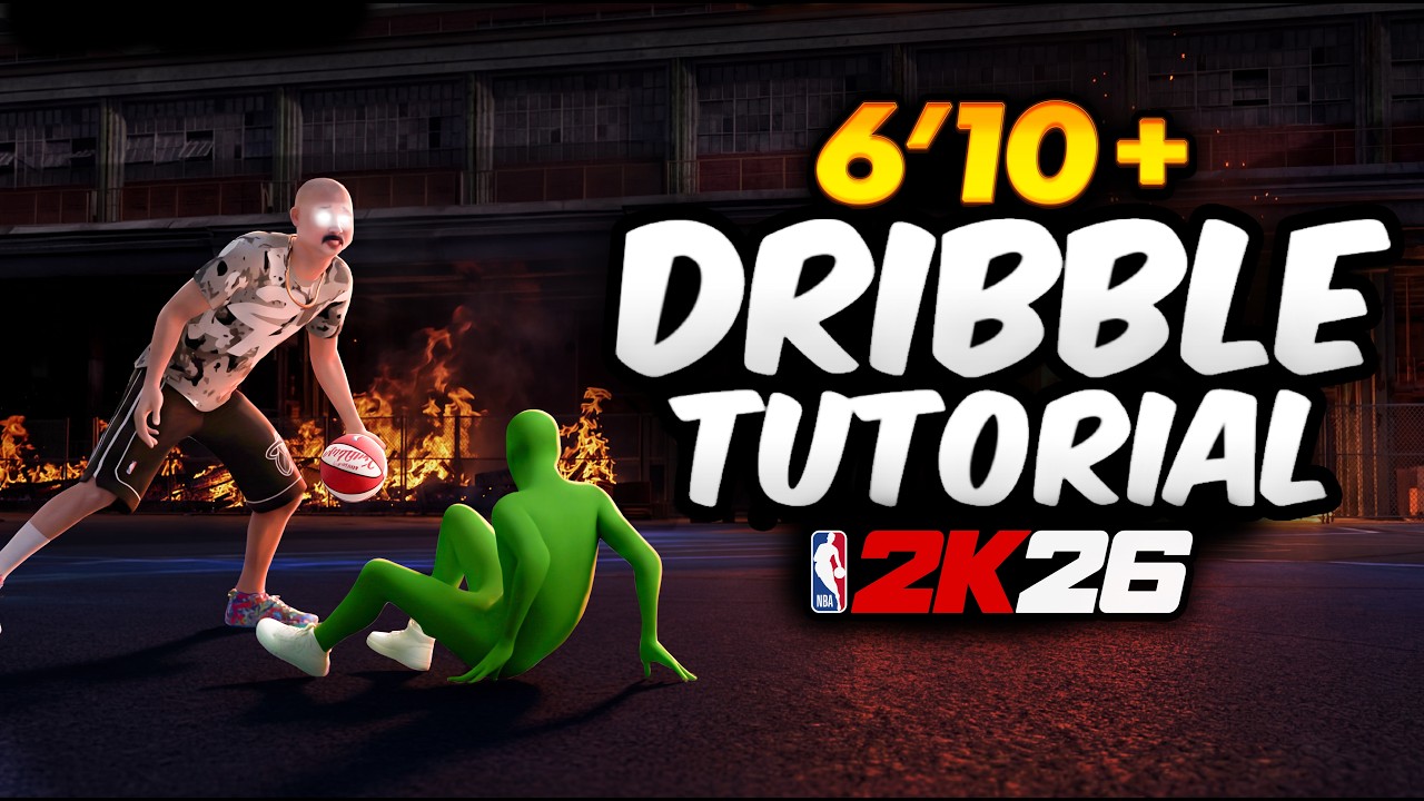 ULTIMATE 6'10+ ISO DRIBBLE TUTORIAL on NBA 2K26 | w/ HANDCAM
