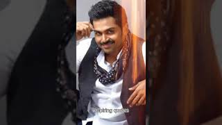 Dont Compare Yourself Actor Karthi Motivational Speech