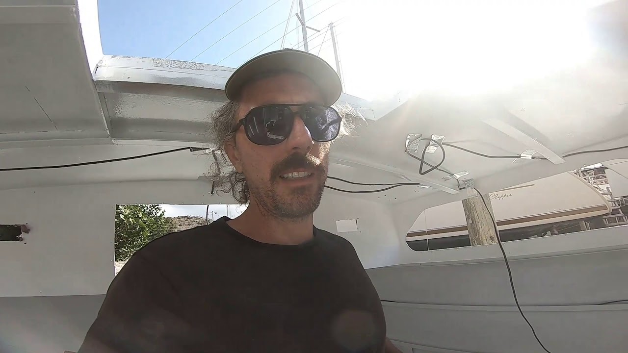 Ep.9 Boat renovation in Turkey, wiring and putting the engine in