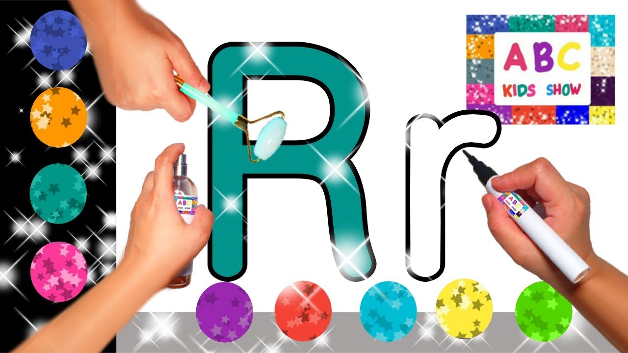 Coloring Pages for Kids Show | Coloring Alphabet R-r with ...