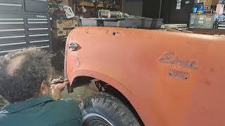 Scout dent pulling & more rust!