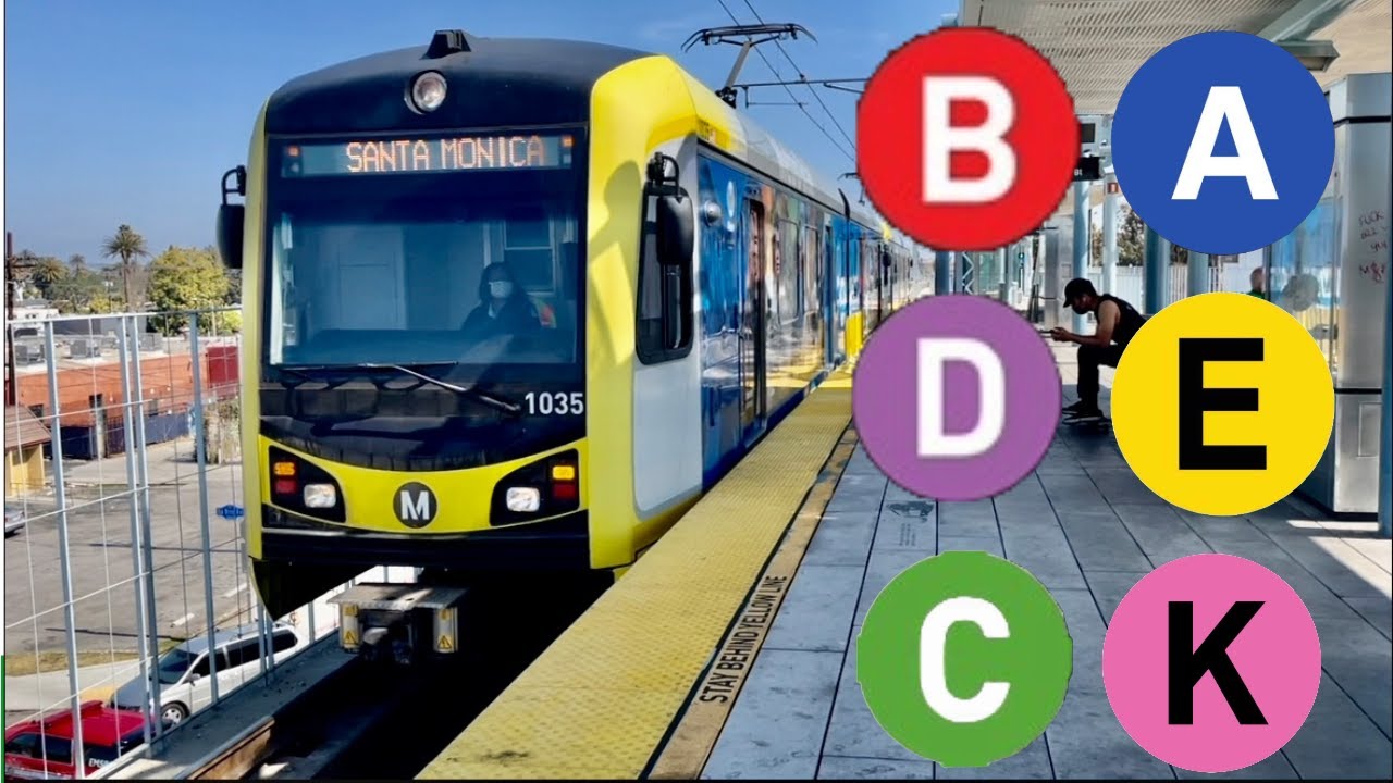 Los Angeles Metro Mega Compilation | All Lines