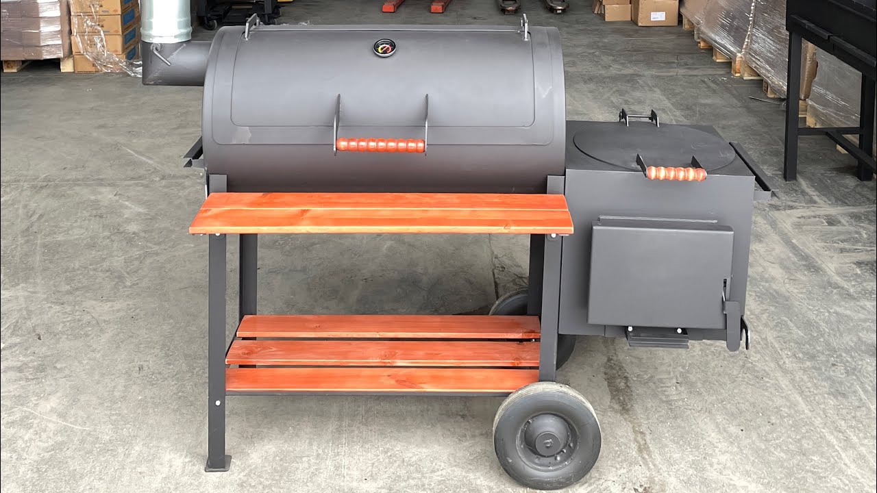 Смокер 4в1 (мангал, гриль, печь для казана, коптильня)