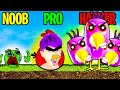NOOB vs PRO vs HACKER In ANGRY BIRDS!? (ALL BIRDS + ALL LEVELS!)