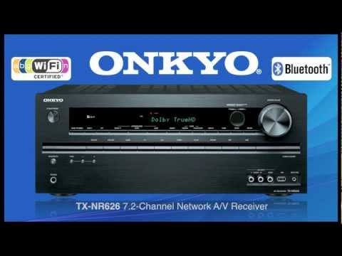 ONKYO TX-NR626 Built-In Wireless & Bluetooth Audio Streaming