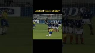 Greatest freekick ever #football #brazilianfootball #robertocarlos #freekick