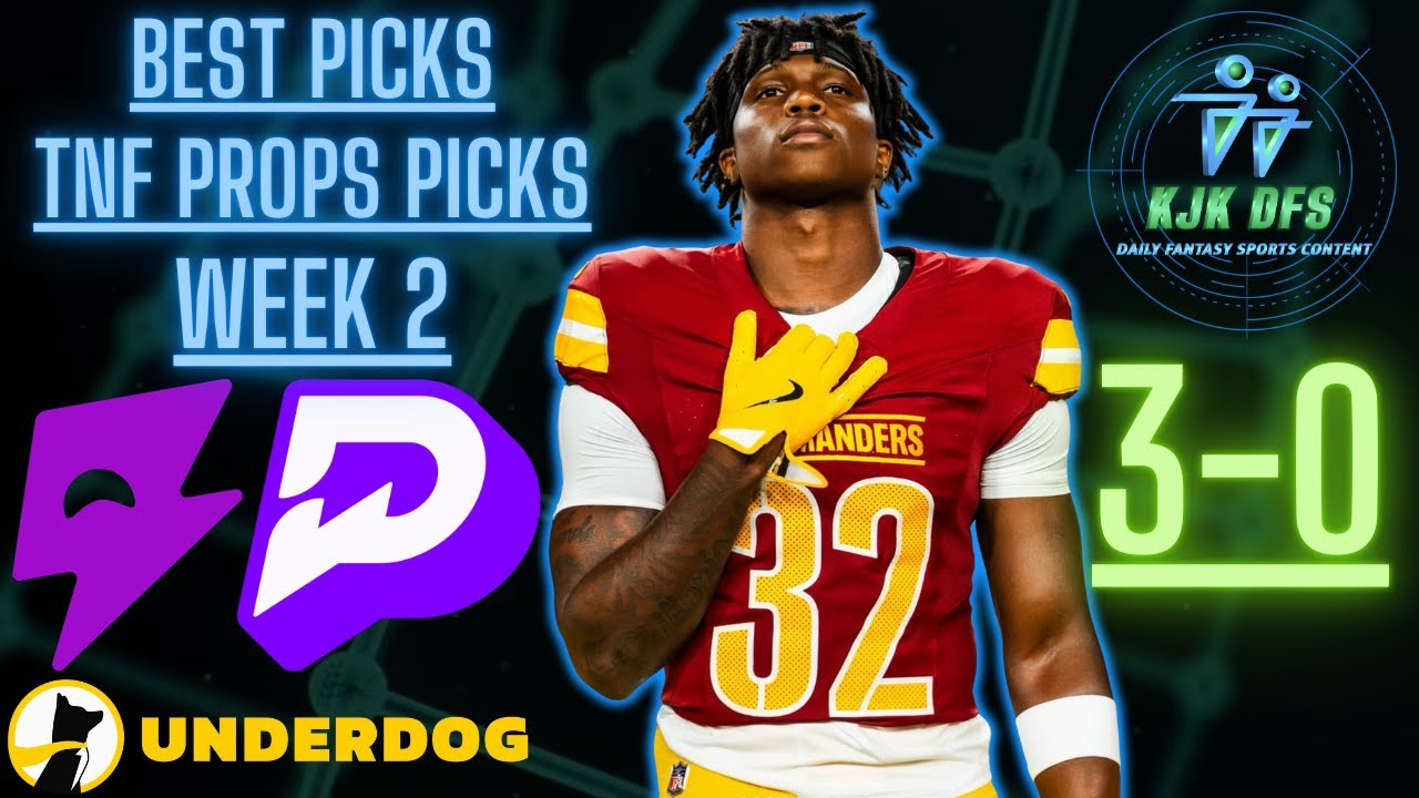 PRIZEPICKS NFL 3-0 SWEEP! 🟢🧹 WEEK 2 TNF PROPS 👨‍🔬🟢 | PROFITABLE WEEK 2 THURSDAY NIGHT FOOTBALL PROPS
