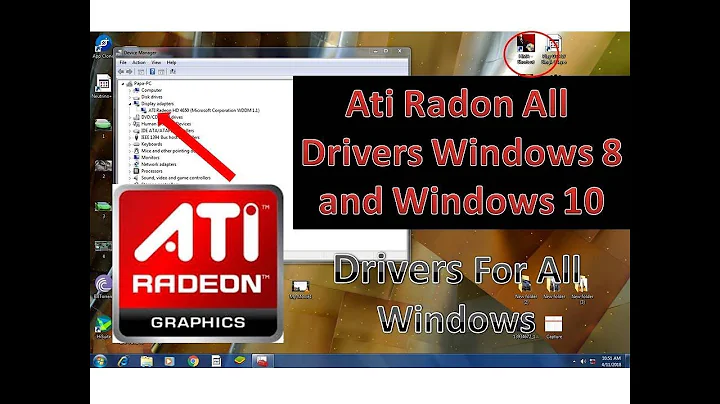 Ati radeon All Drivers Windows 7/8/10