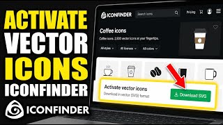 How to activate vector icons in Iconfinder - Step By Step