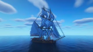 Minecraft Timelapse: HMS Interceptor (Pirates of the Caribbean)