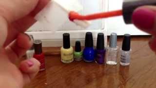 Nail tutorial: matte rainbow stripes