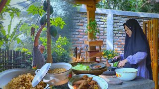 Hidup di Desa | Masak pepaya crispy, ayam goreng gurih | Masakan sederhana 