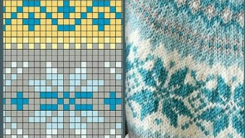 beautiful graph knitting patterns for sweater  / graph design /