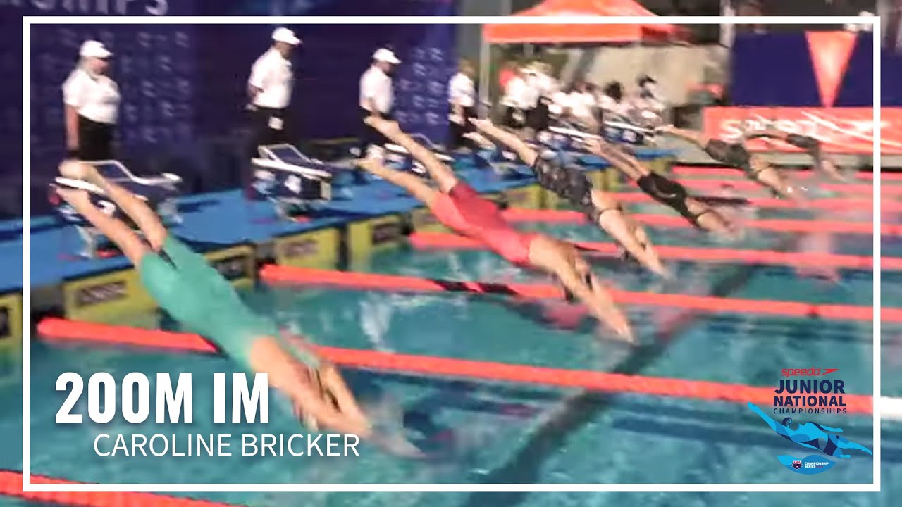 Caroline Bricker Gets the Gold in Women's 200 Individual Medley | 2023 Speedo Junior Nationals