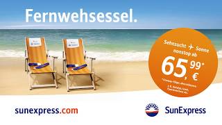 Der SunExpress Fliegestuhl - Dein Platz in die Sonne!