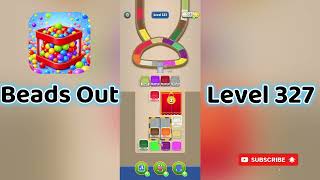 🎮 Beads Out Level 327 Walkthrough 🧩 | Tricky Bead Puzzle Solution | Mini Boss