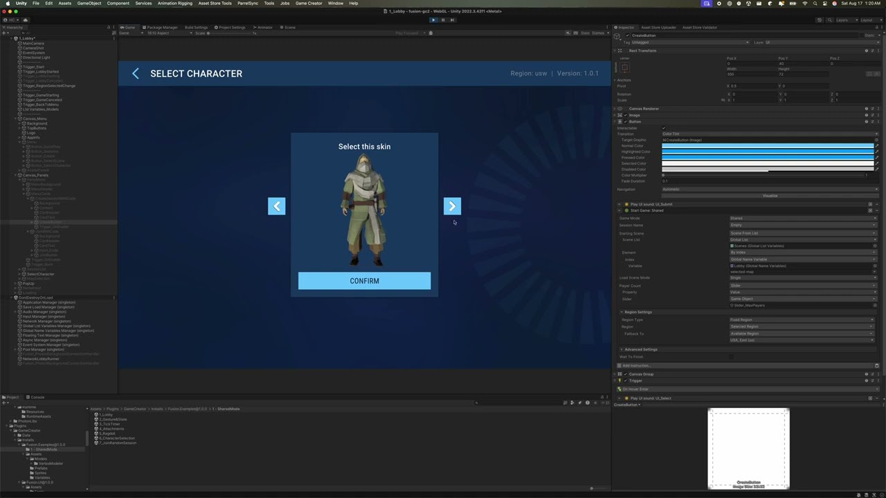 Fusion 2 for Game Creator - Lobby