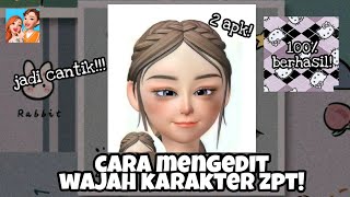 Cara Mengedit Wajah Karakter Zpt Jadi Cantik!!! || Zepeto Indonesia screenshot 2