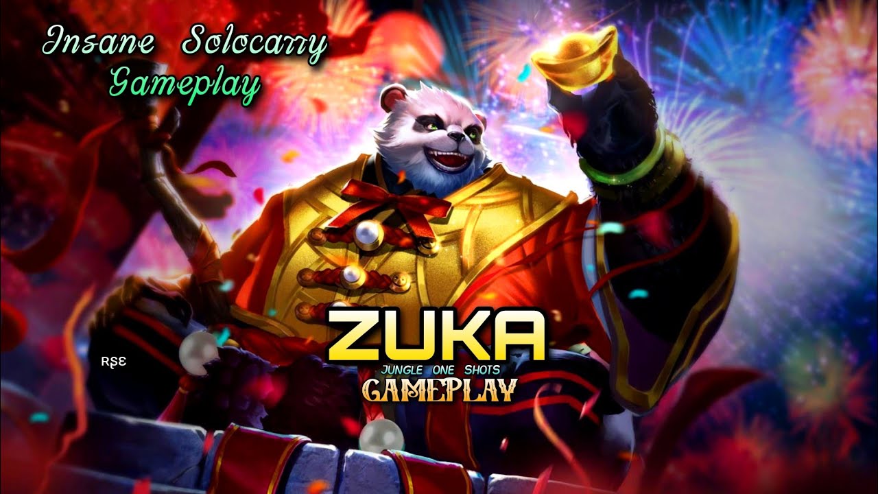 Zuka Insane Solocarry Jungle Gameplay | One Shots | Arena of Valor | Clash of Titans | AoV | CoT