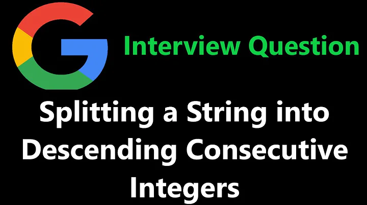 Splitting a String Into Descending Consecutive Values - Leetcode 1849 - Python