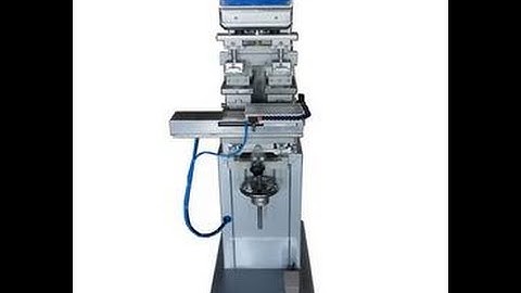 Two Color Pad Printer for Round Ball, Cylinder Pad Printing Machine with Shuttle