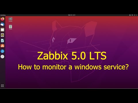 Zabbix 5.0 LTS monitor a windows service via zabbix agent