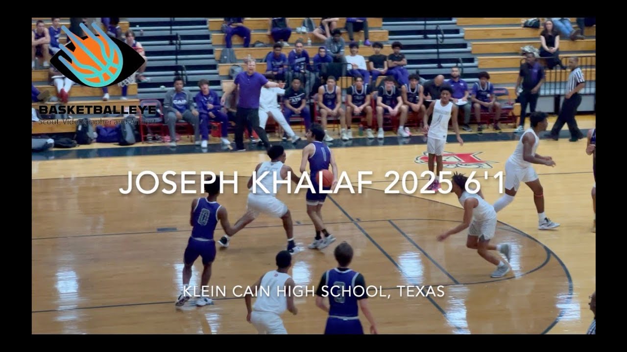 Joseph Khalaf 2025 6'1 Klein Cain High School, Texas YouTube