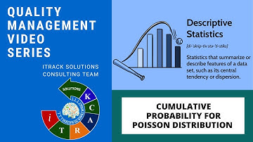 #descriptivestatistics :how to calculate #probability for #poissondistribution in #excel #minitab
