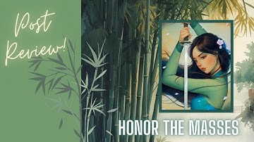 Post Review - "Honor the Masses" by Anky Moore from Jaded Gem Shop