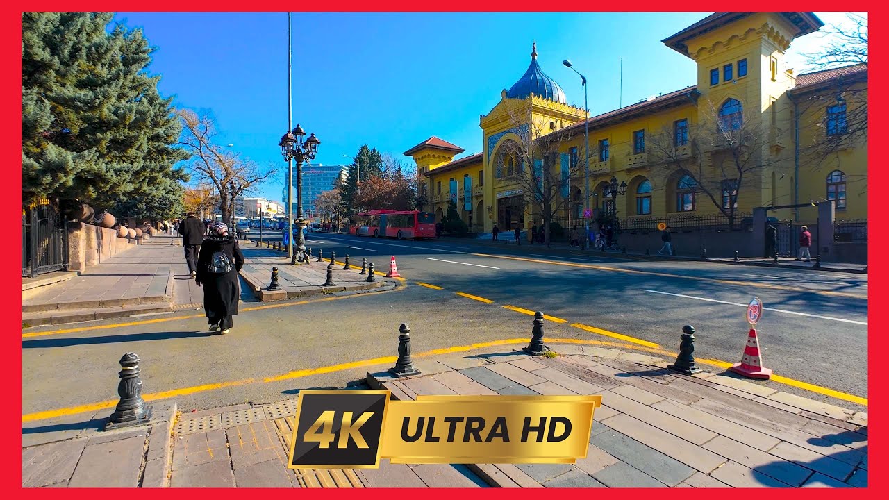Ankara [4k50fps] - Ulus'ta Gezinti | Wandering Around  Ulus