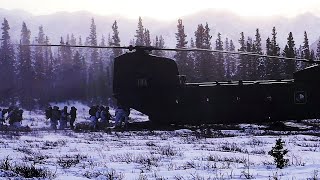 Chinook On Skis Picks Up Arctic Airborne Infantry Brigade
