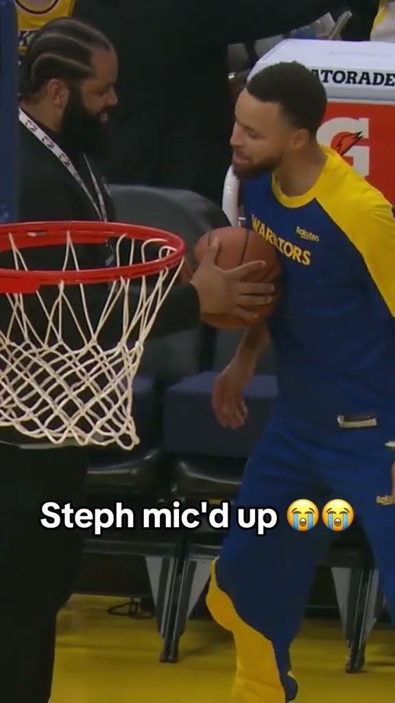 Steph mic'd up ?️