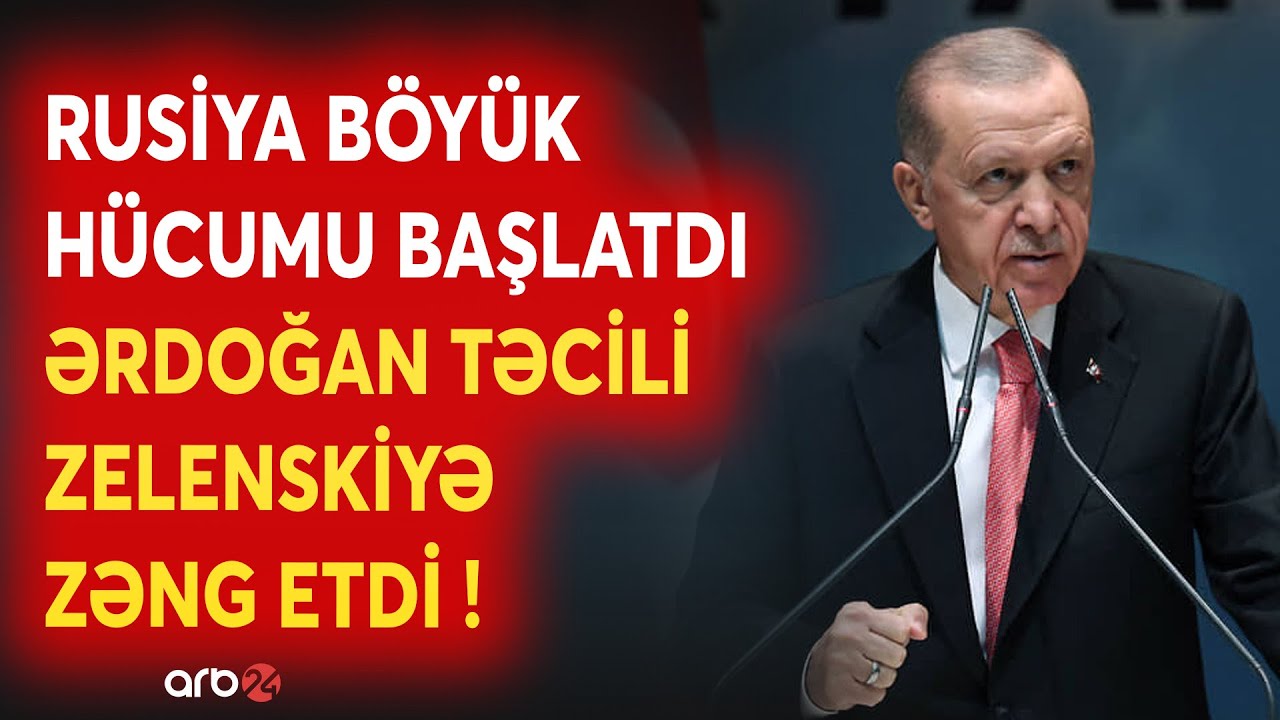SON DƏQİQƏ! Ərdoğandan Zelenskiyə TƏCİLİ ZƏNG: Rusiya hücumları Kiyevdə DƏHŞƏT YAŞATDI-NƏ BAŞ VERİR?