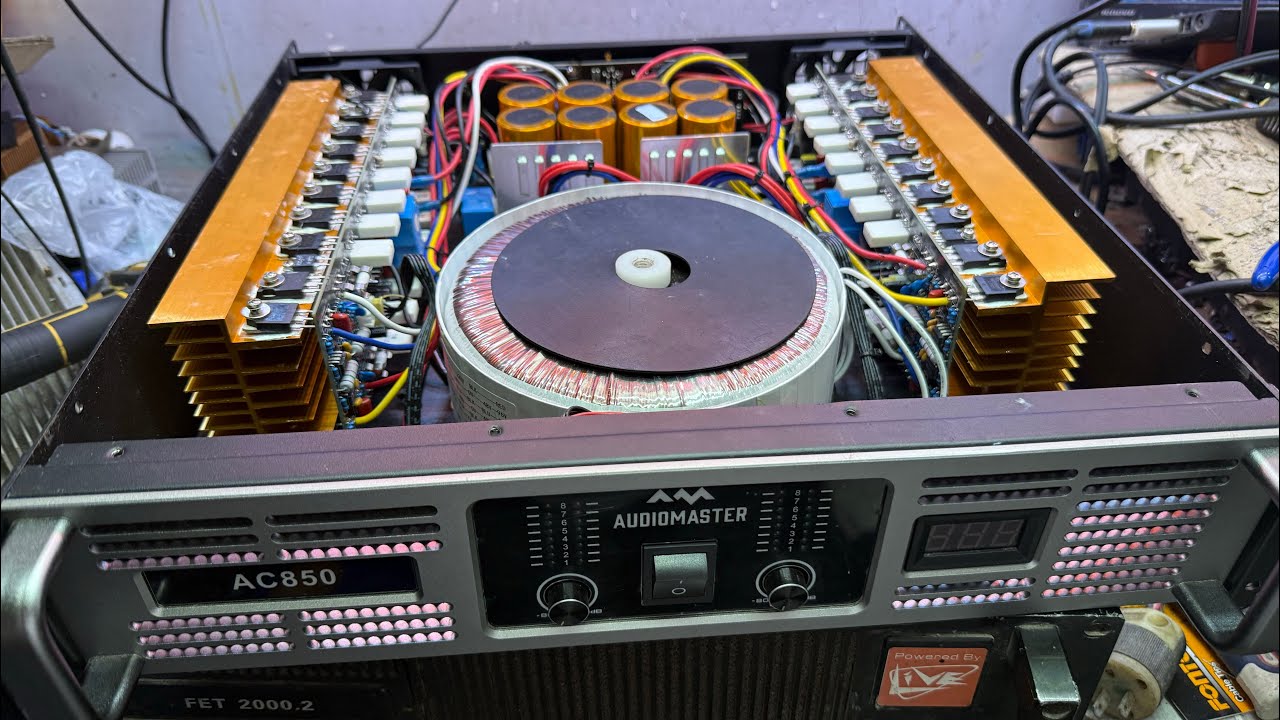 Audio master ac850 power amplifier garalgal ang tunog ng isang channel tips kung paanu ayusin