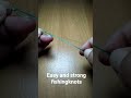 easy way to make strong fishing knots#fishingknots#knots#fishing cara mudah membuat simpul pancing