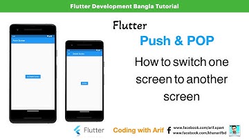 3.2 - Navigate to a new screen in flutter - Flutter Push Pop 2023