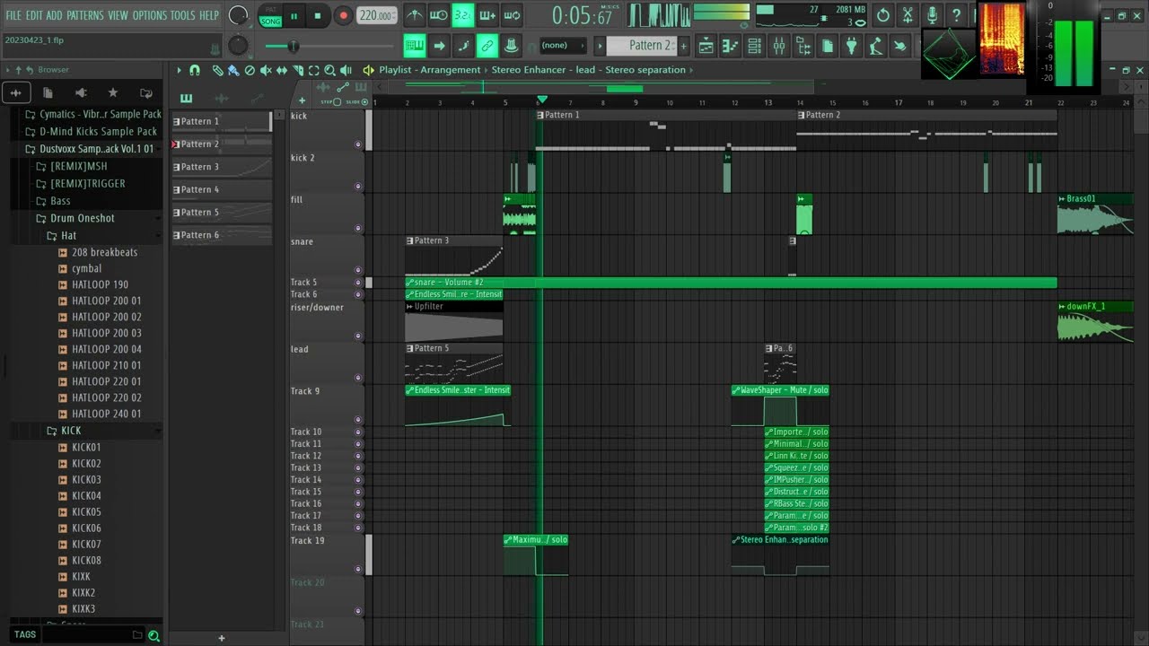 Uptempo Hardcore practice