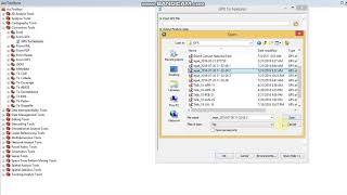 GPX FILE TO SHAPEFILE
