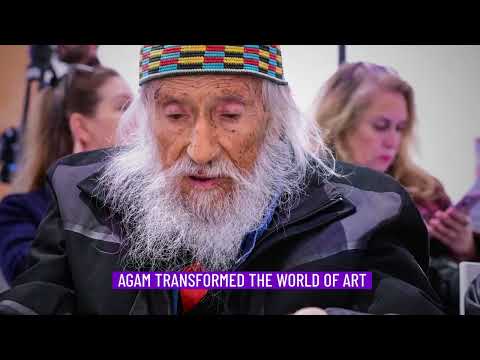We bid farewell to Yaacov Agam -one of Israel's greatest artists and a pioneer of kinetic art.