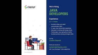 Job Vacancies for Java Developers and IOS Developers- Kochi Infopark Kerala