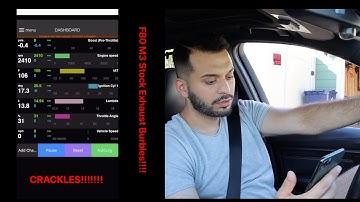 F80 M3 Bootmod3 Stock Exhaust Burble Settings and Sound Clip